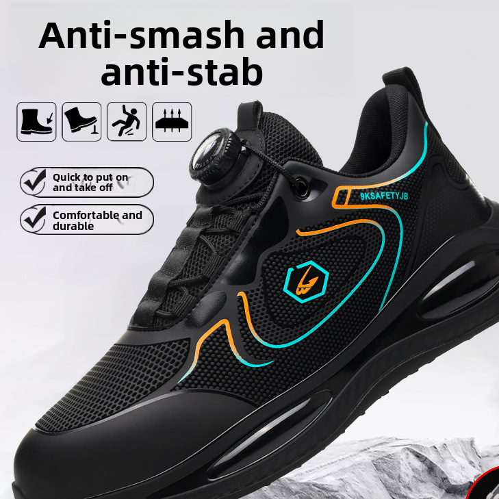 Safety Work Shoes Steel Toe Breathable