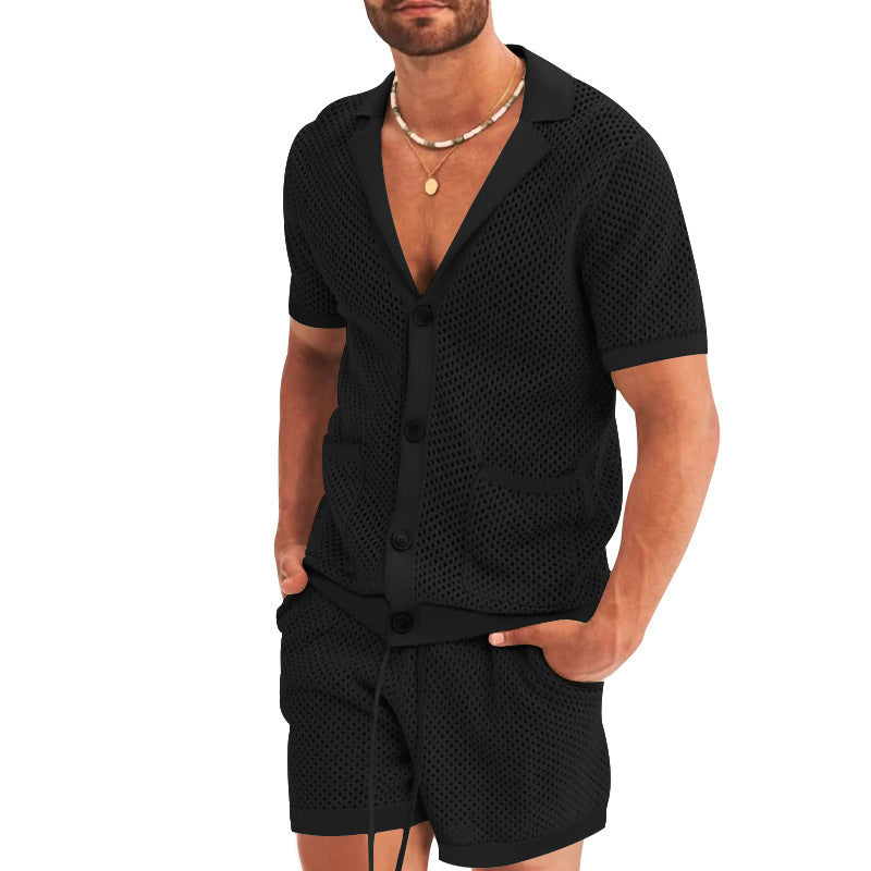 Men's Summer Knit Casual Set
