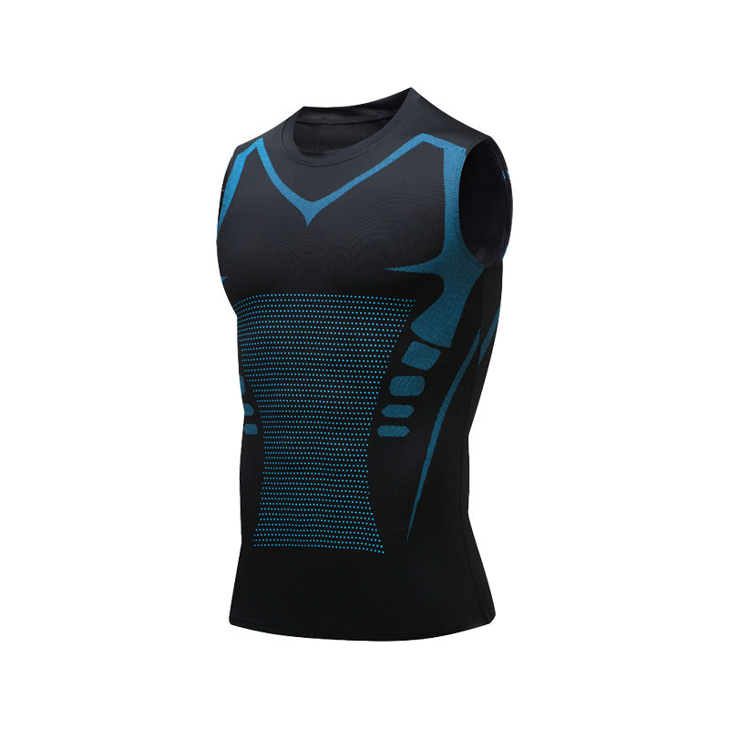 Mens Fitness Training Sleeveless Vest