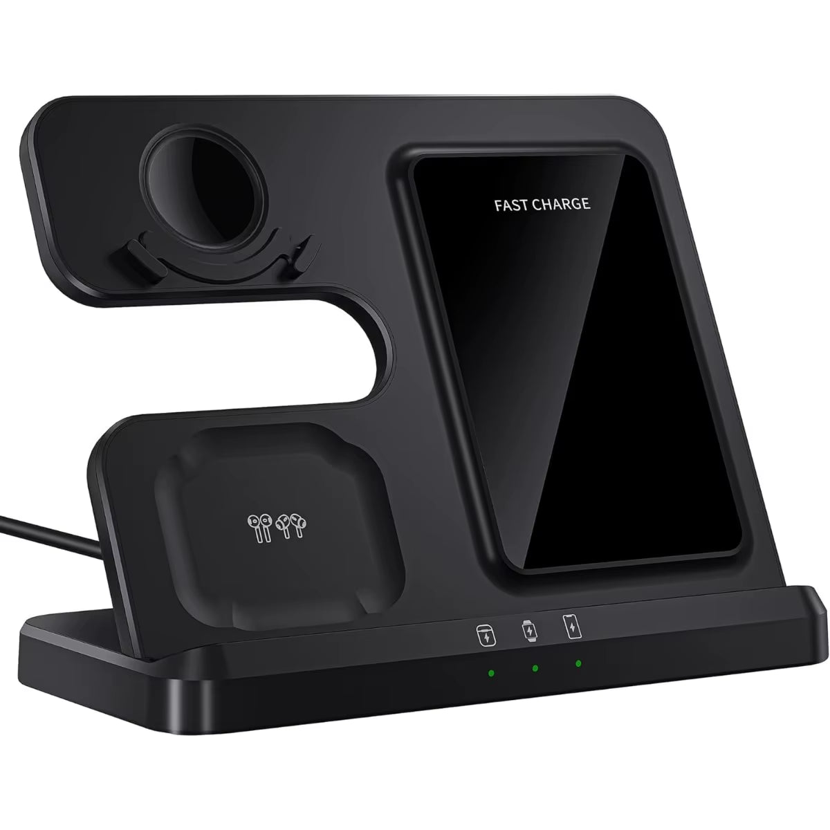 Wireless Charger Stand for Samsung 3 in 1 Fast Charging Station for Samsung Galaxy S25/S24/S23 Watch 8/7/6/5 Galaxy Buds 3/2/Pro