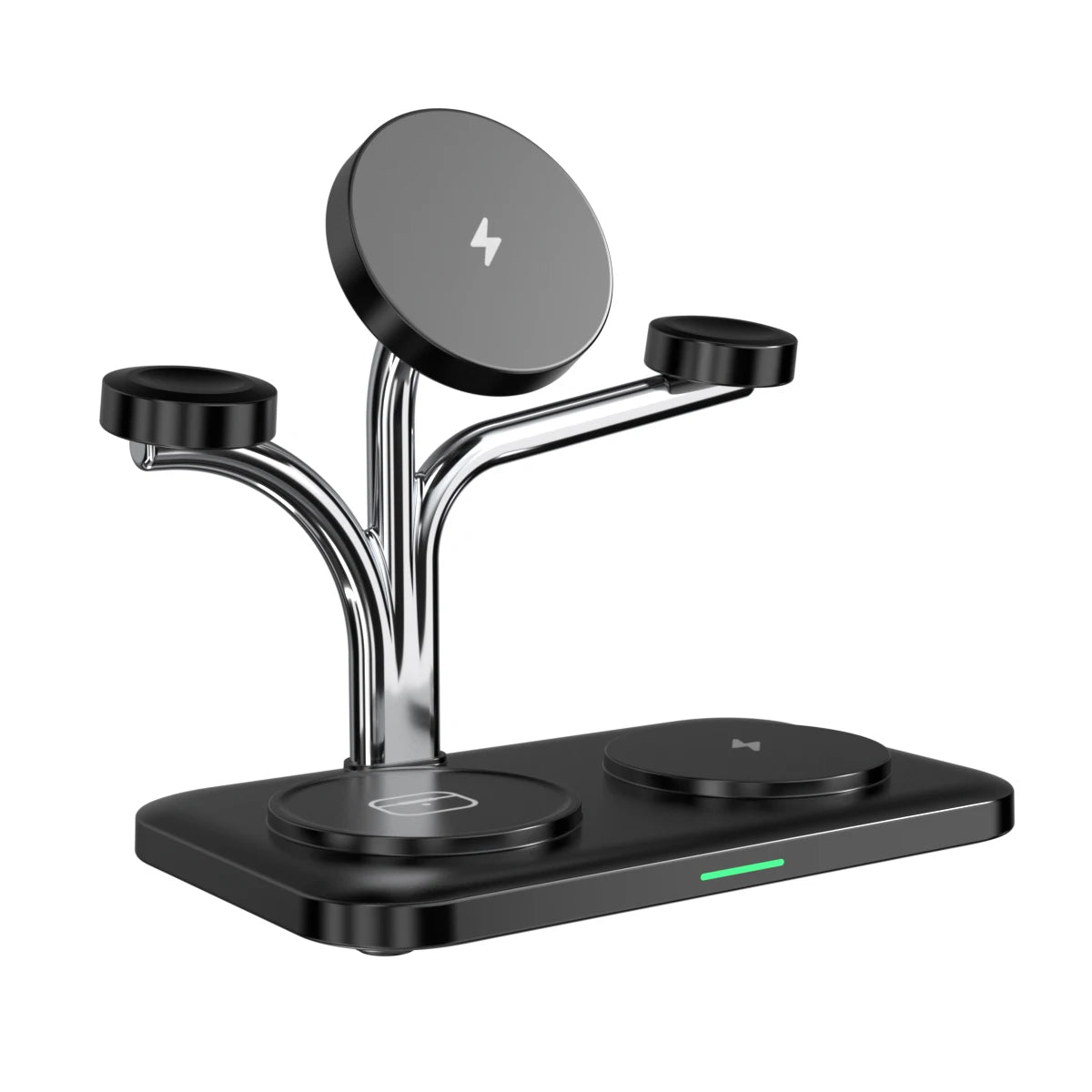 5 in 1 Magnetic Wireless Charger for Iphone 17~12 Samsung Apple/Galaxy Watch Aipods Pro/Buds Dual Phone and Watch Fast Charging
