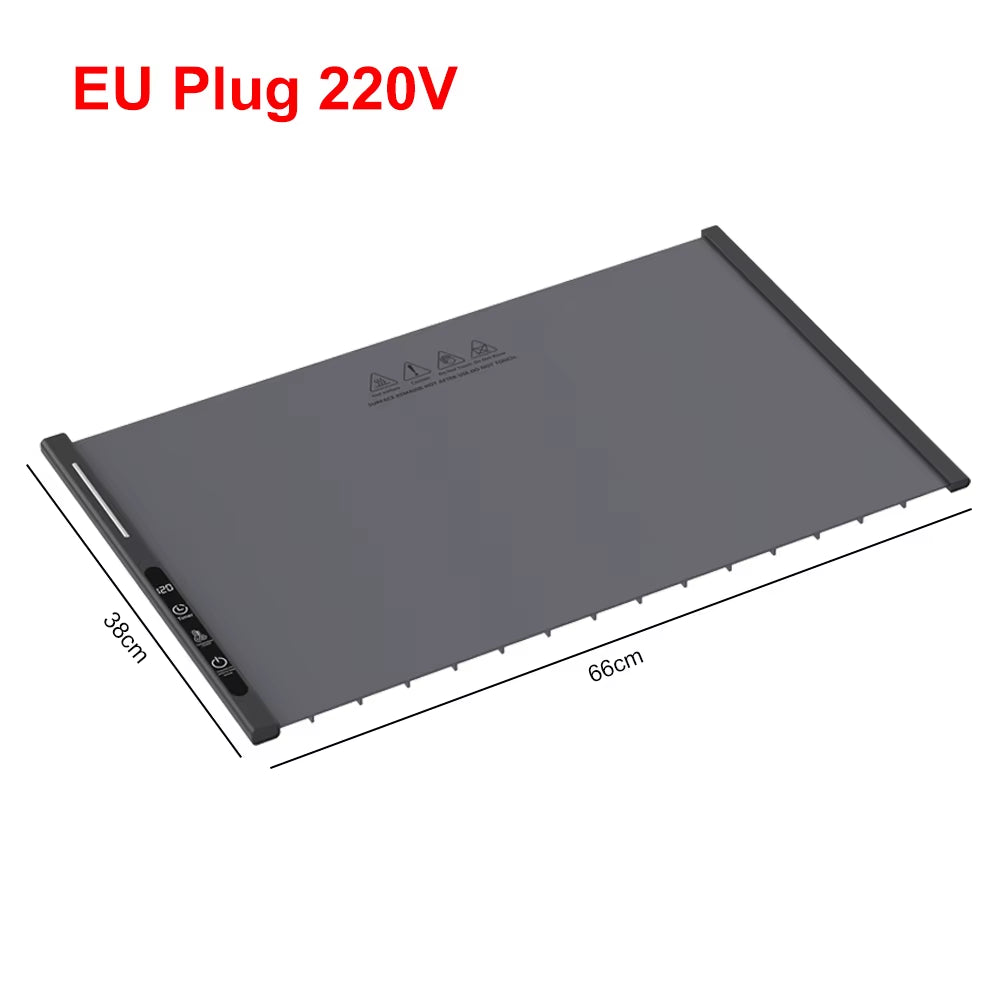 Food Warmer Electric Food Warmer Plate Electric Warming Tray for Food Fast Heating Food Warming Pad Foldable Food Warming Mat
