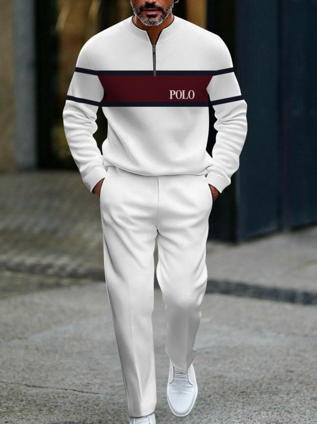 Men's Half-Zip Sports Track Suit