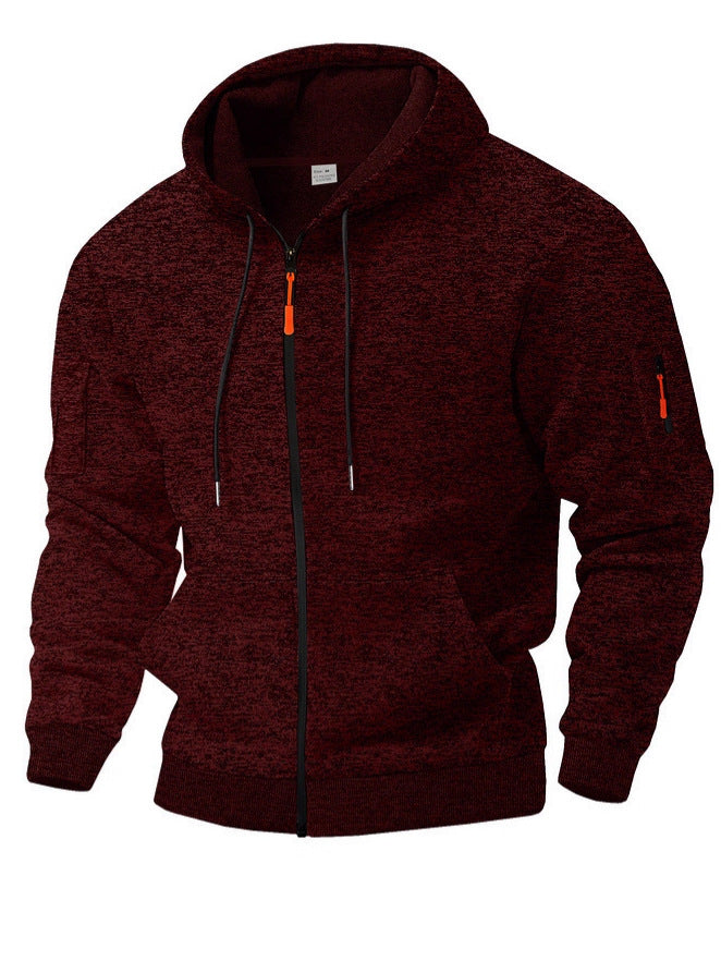 Heavyweight Cationic Fleece Zipper Hoodie