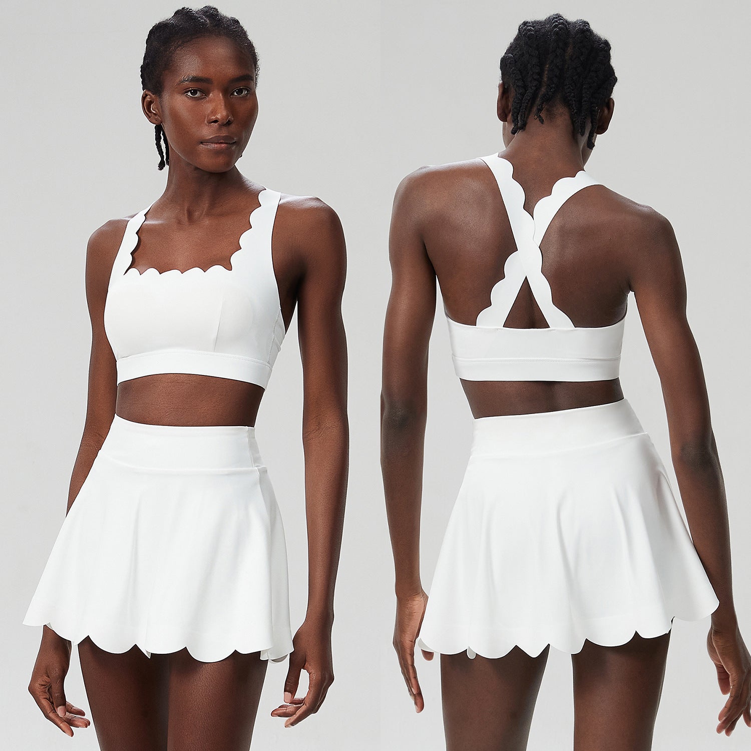 Womens Quick-Dry Tennis Two-Piece Set