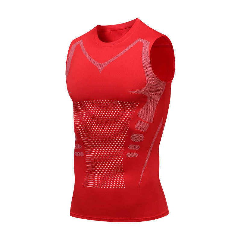 Mens Fitness Training Sleeveless Vest