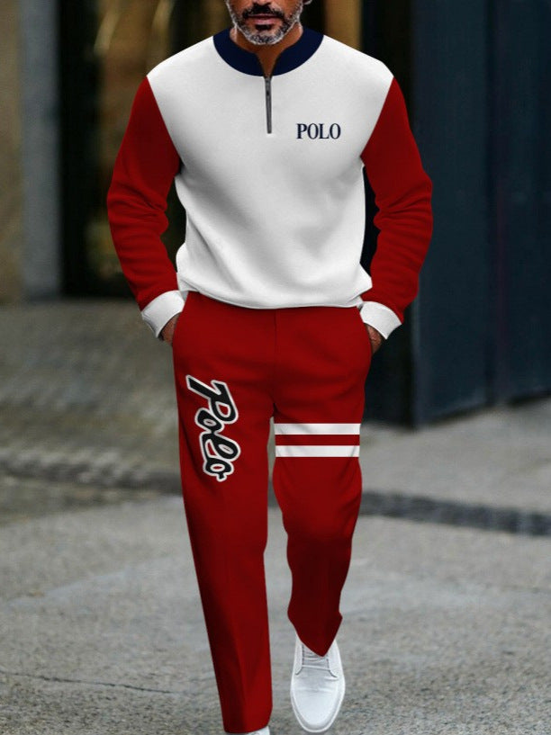 Men's Half-Zip Sports Track Suit