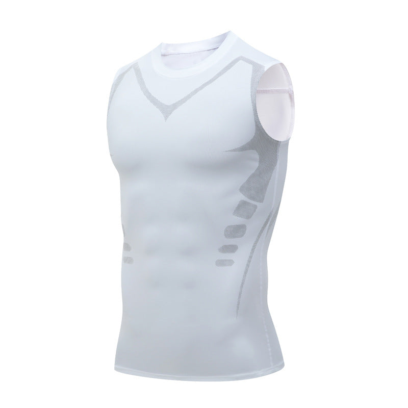 Mens Fitness Training Sleeveless Vest