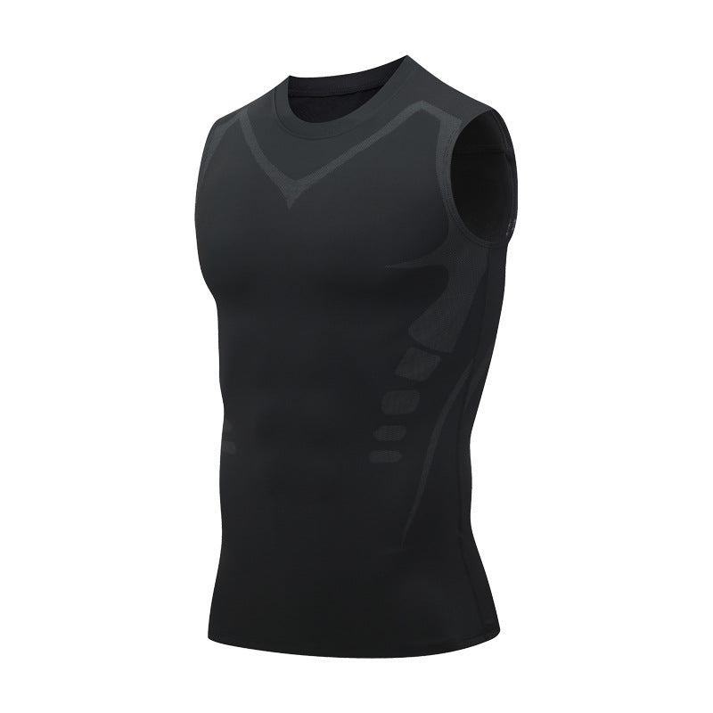 Mens Fitness Training Sleeveless Vest