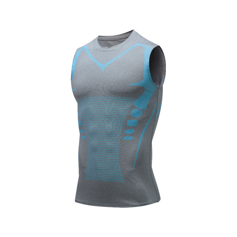 Mens Fitness Training Sleeveless Vest