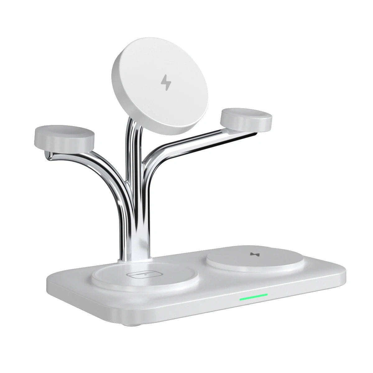 5 in 1 Magnetic Wireless Charger for Iphone 17~12 Samsung Apple/Galaxy Watch Aipods Pro/Buds Dual Phone and Watch Fast Charging