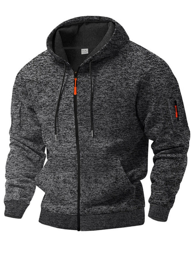Heavyweight Cationic Fleece Zipper Hoodie
