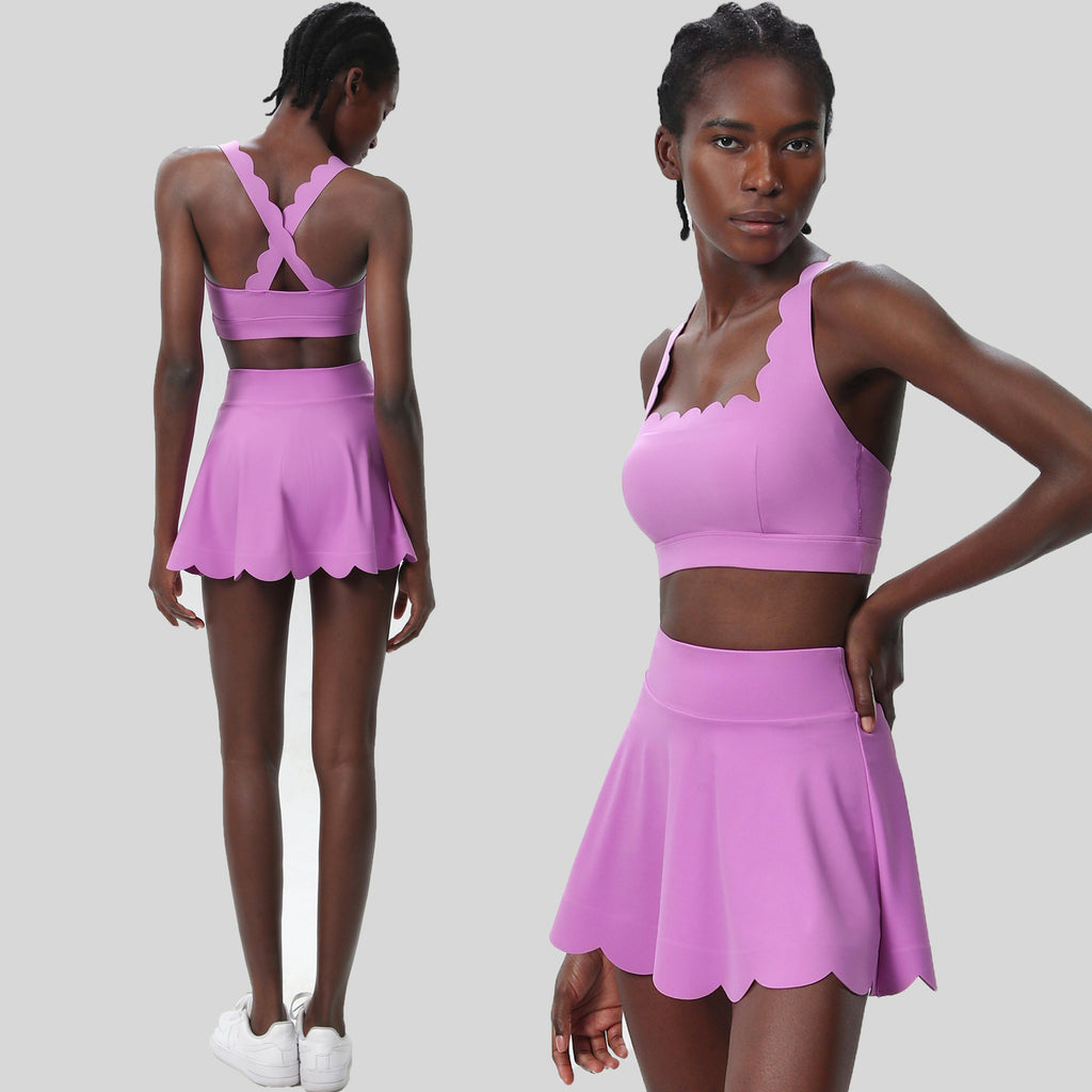 Womens Quick-Dry Tennis Two-Piece Set
