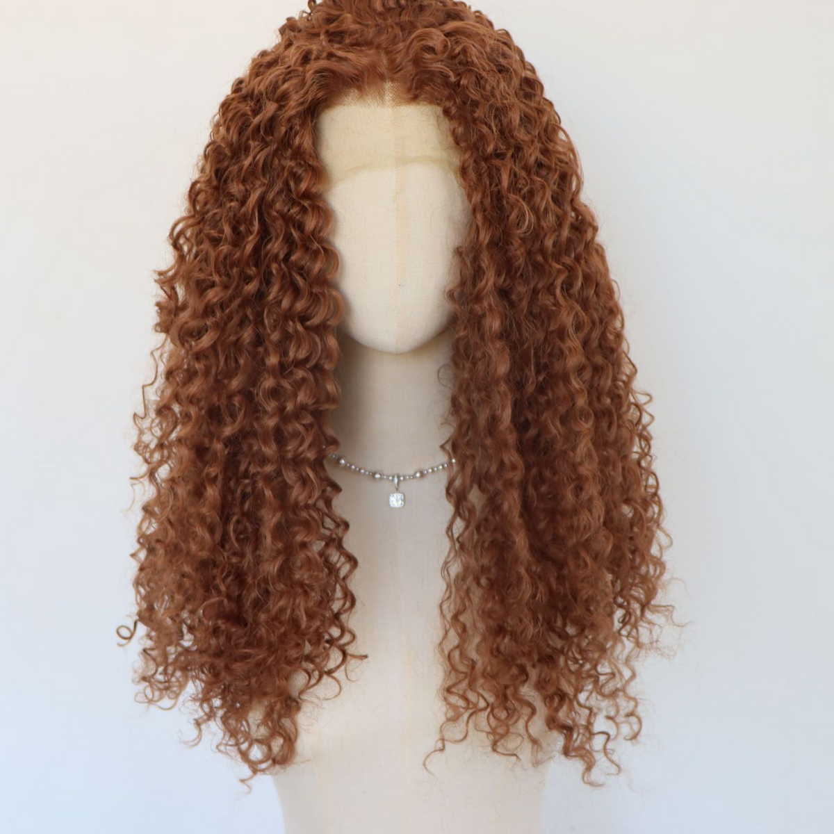Lace Front Synthetic Wig with Voluminous Curls
