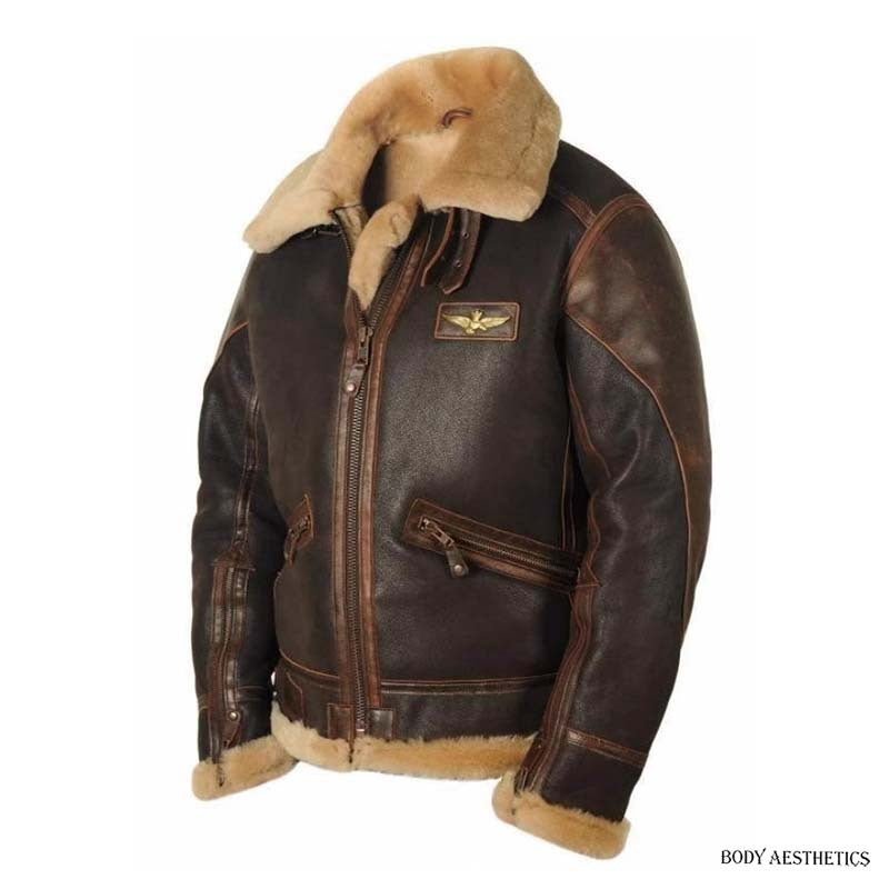 Mens PU Leather Jacket