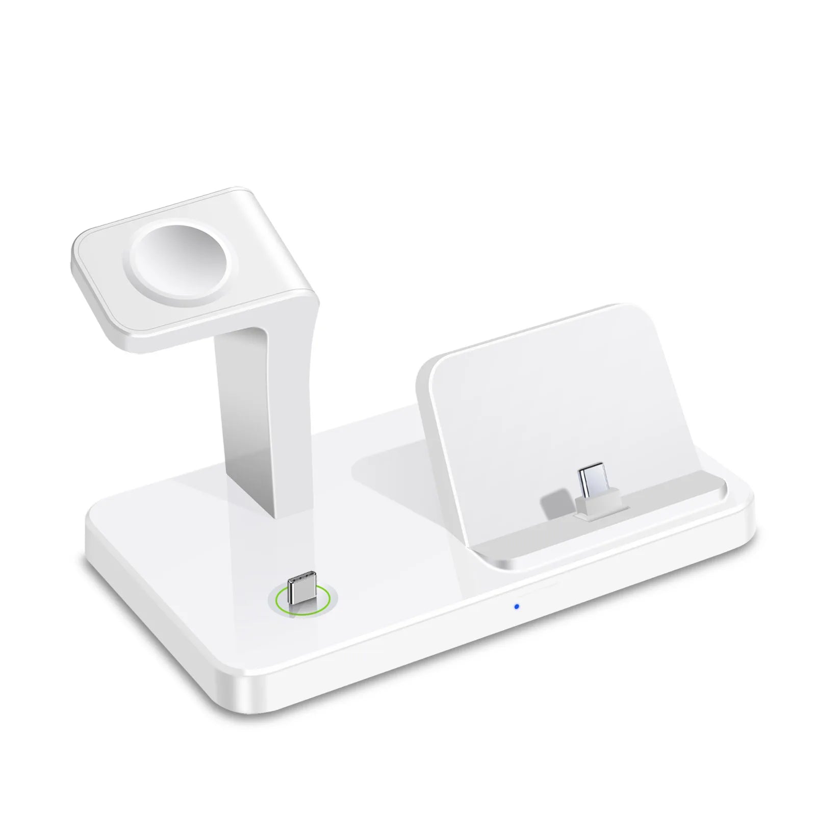 3 in 1 Wireless Charger for Samsung S25 S24 S23 for Galaxy Watch 8 7 6 5 Pro 4 3 Buds 3 Dual Type C Ports Fast Charging Station