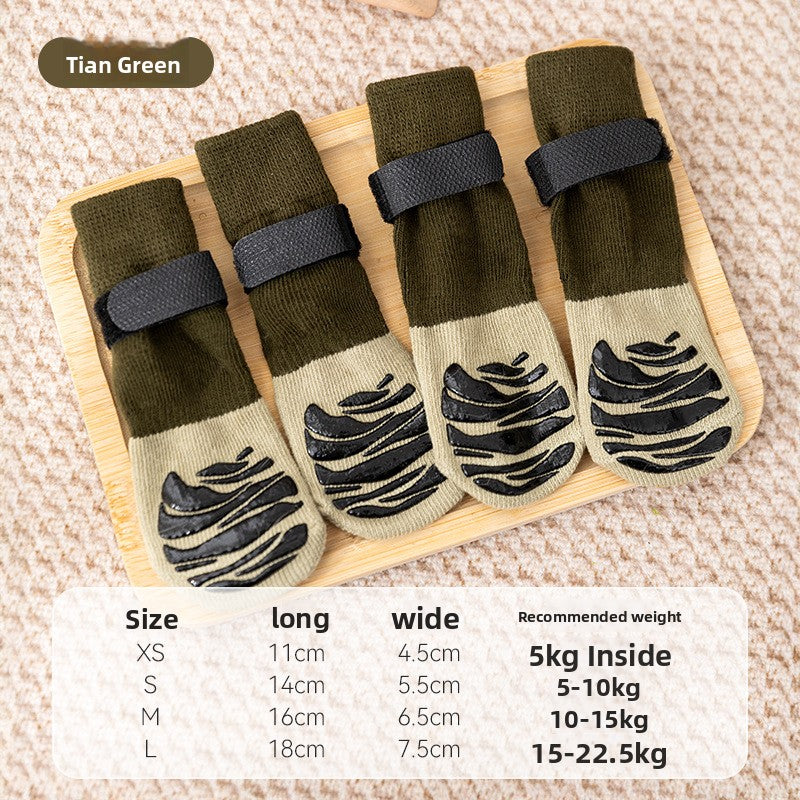 claw-protecting non-slip stockings for medium and large dogs Pet shoes and socks