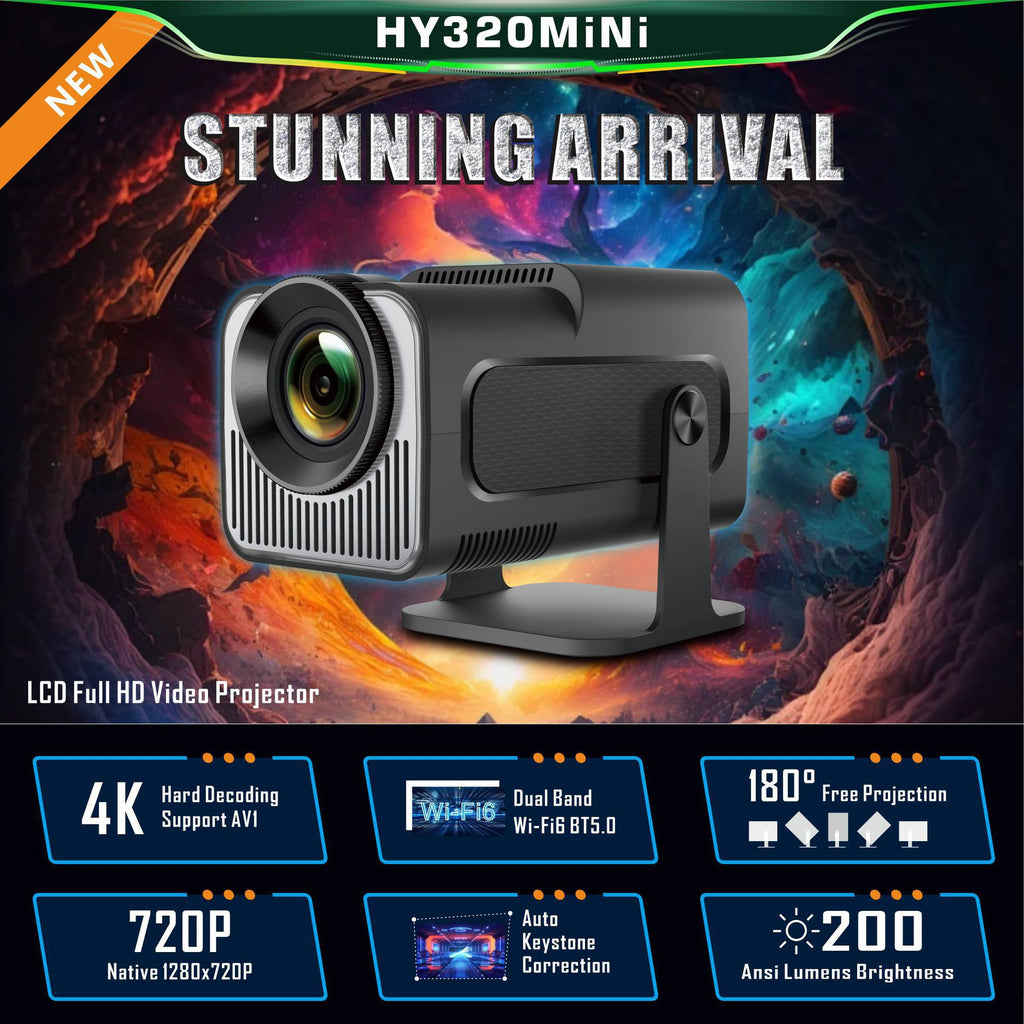 HY320Mini Android WiFi Home Projector
