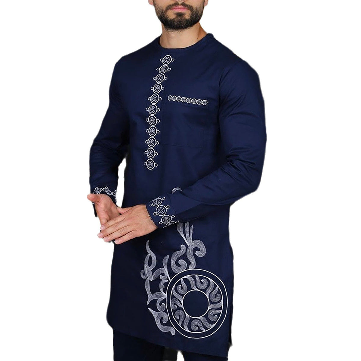 men embroidery suit