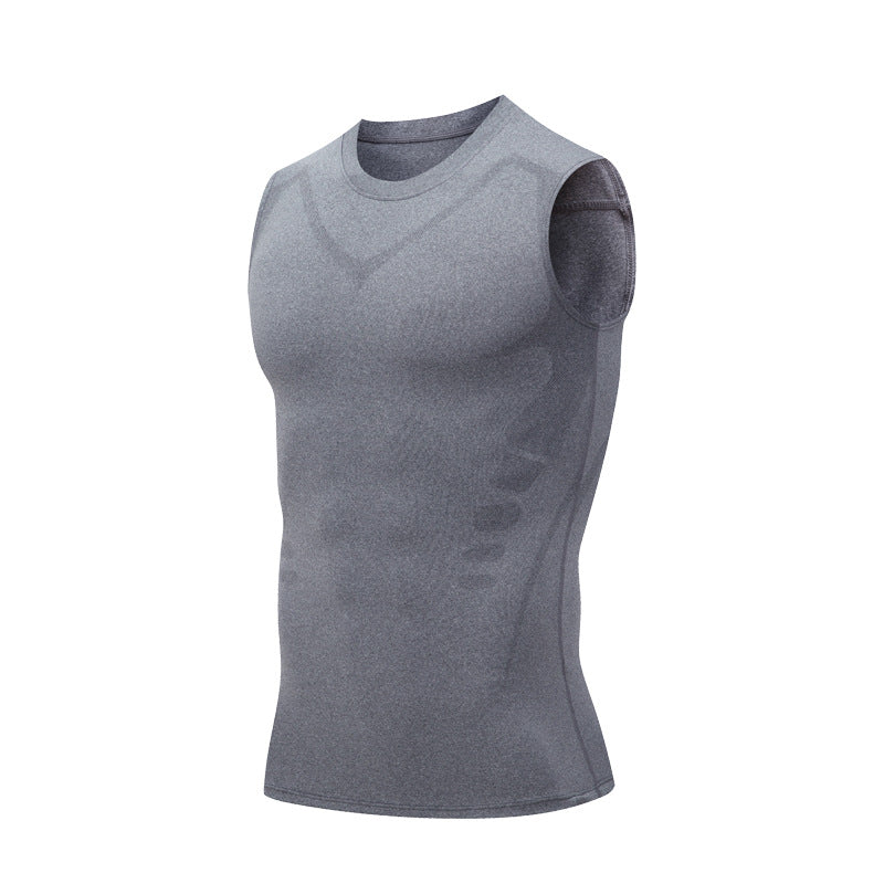 Mens Fitness Training Sleeveless Vest