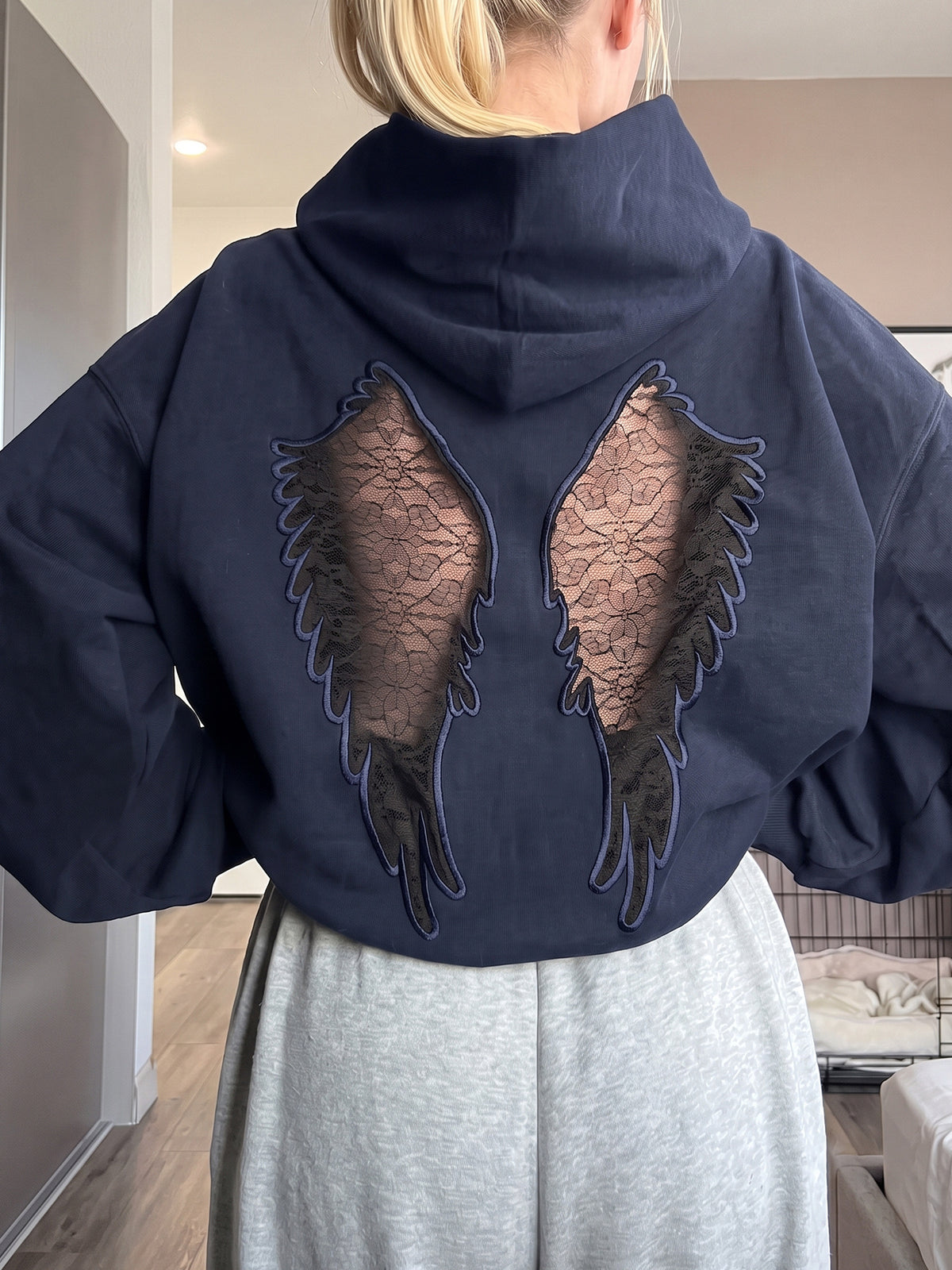 Women's Hooded Long-Sleeve Sweatshirt