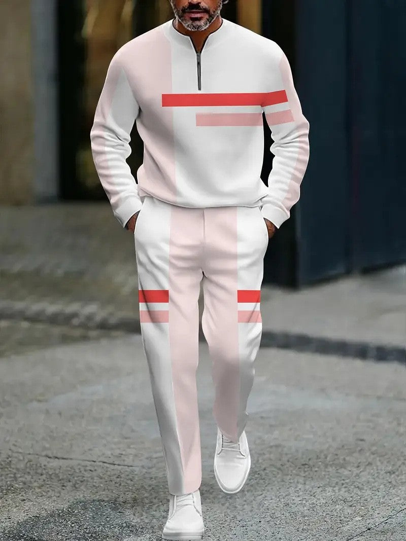 Men's Half-Zip Sports Track Suit