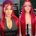 13x6 Glueless Lace Front Wig Natural Hairline Synthetic Hair
