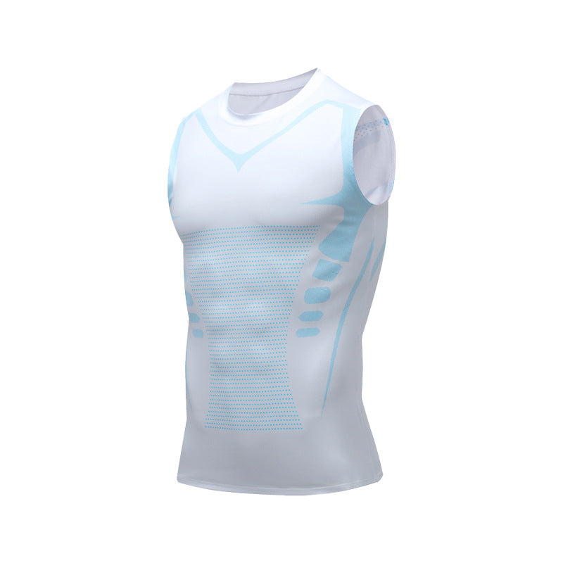Mens Fitness Training Sleeveless Vest