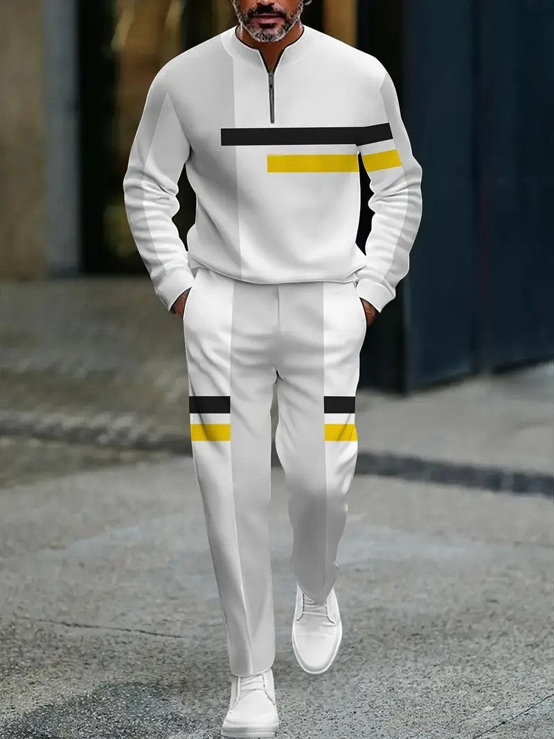 Men's Half-Zip Sports Track Suit