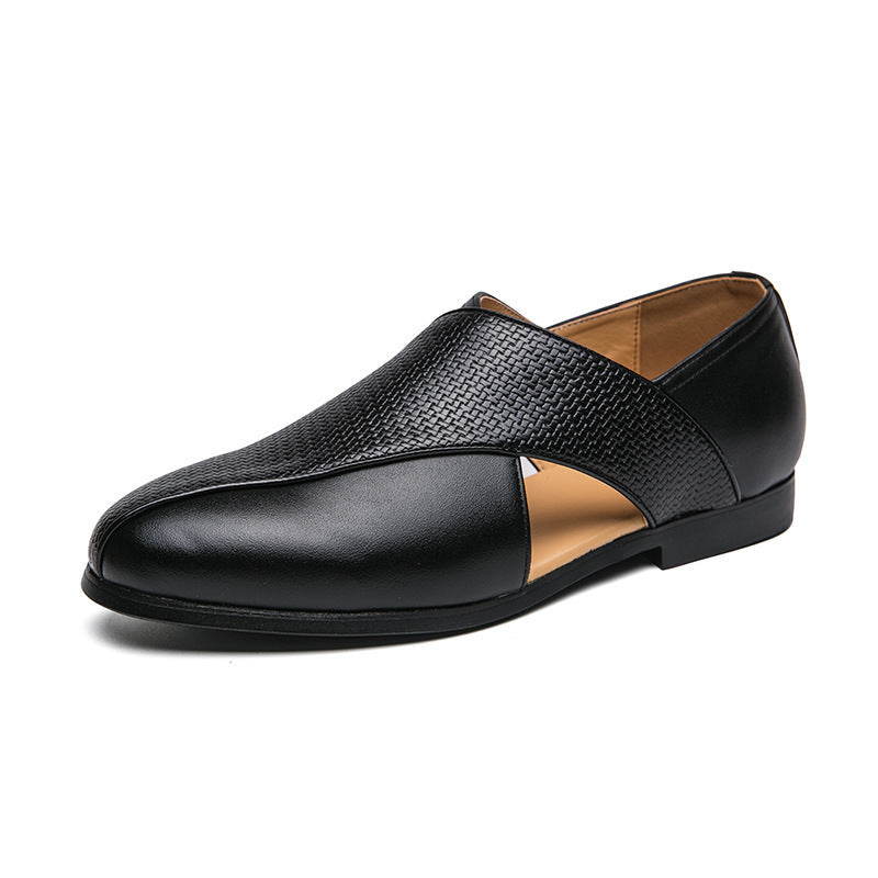 Men Leather Roman Sandals
