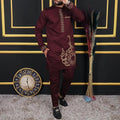 men embroidery suit